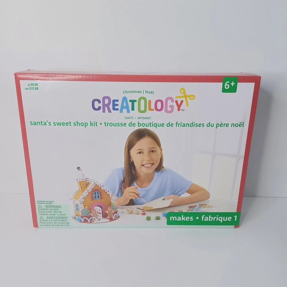 Creatology Santa's Sweet Shop Kit Christmas Crafts Ages 6+ Makes 1 NEW